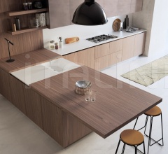 Итальянские Кухни с барной стойкой - Кухня BK System 90 Итальянские Кухни с барной стойкой - Кухня BK System 90 фабрика Biefbi