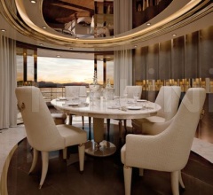 Стол обеденный Numero Tre Round Стол обеденный Numero Tre Round фабрика Turri