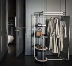 Итальянские Вешалки - Вешалка BAK VALET STAND MIRROR фабрика Frag