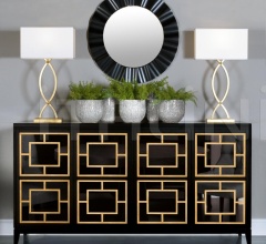Итальянские Буфеты - Буфет ZOE SIDEBOARD MIRROR & TAPERED LEGS Итальянские Буфеты - Буфет ZOE SIDEBOARD MIRROR & TAPERED LEGS фабрика Isabella Costantini