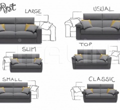 Модульный диван Rest фабрика Samoa