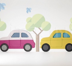 Итальянские Детские кровати - Изголовье Car фабрика Samoa