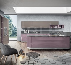 Итальянские Кухни с барной стойкой - Кухня Lucenta 03 Итальянские Кухни с барной стойкой - Кухня Lucenta 03 фабрика Home Cucine