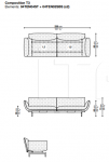 Модульный диван Tenso Sofa System Kristalia