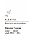 Подвесной светильник Fleming Gianfranco Ferre Home