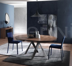 Раздвижной стол EMISFERO LEGNO Раздвижной стол EMISFERO LEGNO фабрика Ozzio