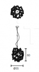 Подвесной светильник FRACTAL CLOUD Brand Van Egmond