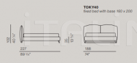 Кровать Tokyo Bodema