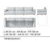 Модульный диван Twibe I4 Mariani