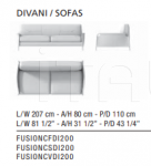 Модульный диван Fusion I4 Mariani
