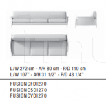 Модульный диван Fusion I4 Mariani