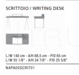 Письменный стол Napa I4 Mariani