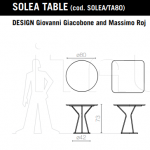 Стол обеденный Solea Table Serralunga