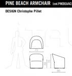 Кресло Pine Beach Serralunga