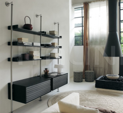 Итальянские Гостиная - Книжный стеллаж Ubiqua Итальянские Гостиная - Книжный стеллаж Ubiqua фабрика Porada