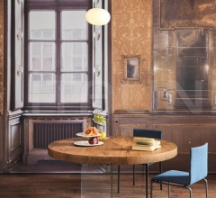 Стол обеденный Air Round фабрика Lago