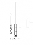 Подвесной светильник Noctambule Cylinder Flos