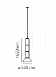 Подвесной светильник Noctambule Cylinder & Bowl Flos