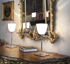 Итальянские Настольные светильники - Настольный светильник Ktribe T1 Glass Итальянские Настольные светильники - Настольный светильник Ktribe T1 Glass фабрика Flos