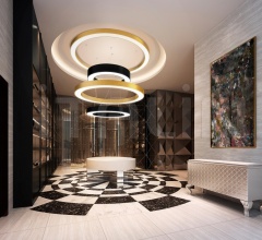 Итальянские Свет - Подвесной светильник Silver Ring Итальянские Свет - Подвесной светильник Silver Ring фабрика Panzeri