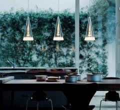 Итальянские Свет - Подвесной светильник Fucsia фабрика Flos