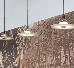 Итальянские Свет - Подвесной светильник Frisbi фабрика Flos