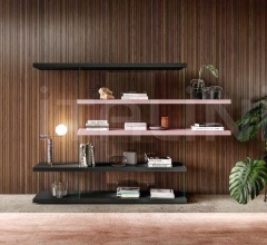 Итальянские Стеллажи - Книжный стеллаж Air Shelving 0538 фабрика Lago