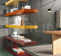 Итальянские Стеллажи - Книжный стеллаж Air Shelving 0541 фабрика Lago
