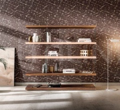 Итальянские Стеллажи - Книжный стеллаж Air Shelving 0560 фабрика Lago