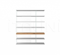 Итальянские Стеллажи - Книжный стеллаж Air Shelving 0565+0565 фабрика Lago