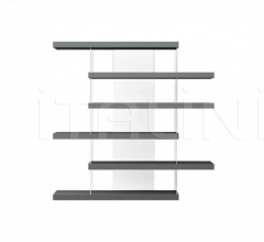 Итальянские Стеллажи - Книжный стеллаж Air Shelving 0563+0563 фабрика Lago