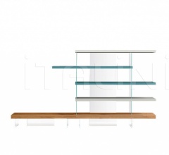Итальянские Стеллажи - Книжный стеллаж Air Shelving 0562 фабрика Lago