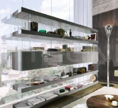 Итальянские Стеллажи - Книжный стеллаж Air Storage 0689+0689 фабрика Lago