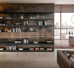Итальянские Стеллажи - Книжный стеллаж Air Storage 0690+0690 фабрика Lago