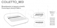 Кровать Colletto Bed Lago