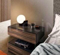 Итальянские Спальни - Тумбочка Air XGlass 0774 фабрика Lago