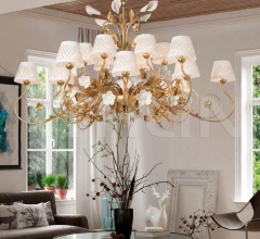 Итальянские Люстры - Люстра Natalia 2477/18LA Итальянские Люстры - Люстра Natalia 2477/18LA фабрика Eurolampart