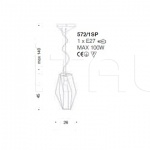Подвесной светильник Metal Rock 572/1SP IDL Export