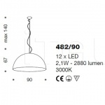 Подвесной светильник Amalfi 482/90 IDL Export