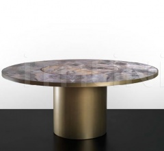 Итальянские Столы обеденные - Стол обеденный SIGNORE DEGLI ANELLI 72 STEEL фабрика Reflex Angelo