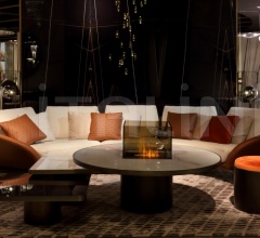 Итальянские Пуфы - Пуф TAU 40 STEEL POUF фабрика Reflex Angelo