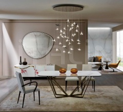 Итальянские Столы обеденные - Стол обеденный PAPILLON 72 фабрика Reflex Angelo