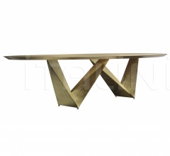 Итальянские Столы обеденные - Стол обеденный PRISMA 72 STEEL фабрика Reflex Angelo