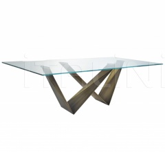 Итальянские Столы обеденные - Стол обеденный PRISMA 72 STEEL фабрика Reflex Angelo