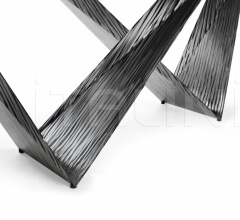 Итальянские Столы обеденные - Стол обеденный PRISMA 72 STEEL фабрика Reflex Angelo