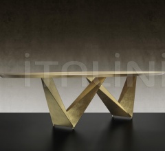 Итальянские Столы обеденные - Стол обеденный PRISMA 72 STEEL фабрика Reflex Angelo