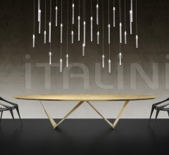Итальянские Столы обеденные - Стол обеденный PRISMA 72 STEEL фабрика Reflex Angelo