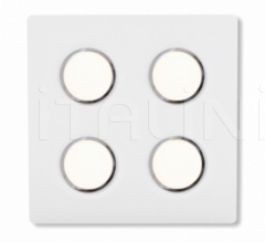 Итальянские Потолочные светильники - Потолочный светильник BRICK QUADRO 1/4 RETTO 2/4 Итальянские Потолочные светильники - Потолочный светильник BRICK QUADRO 1/4 RETTO 2/4 фабрика Lumen Center Italia