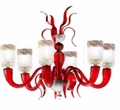 Итальянские Свет - Люстра 1770/CH6/ROSSO/KR Итальянские Свет - Люстра 1770/CH6/ROSSO/KR фабрика Il Paralume Marina