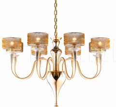 Итальянские Свет - Люстра 1912/CH8/ORO24K фабрика Il Paralume Marina